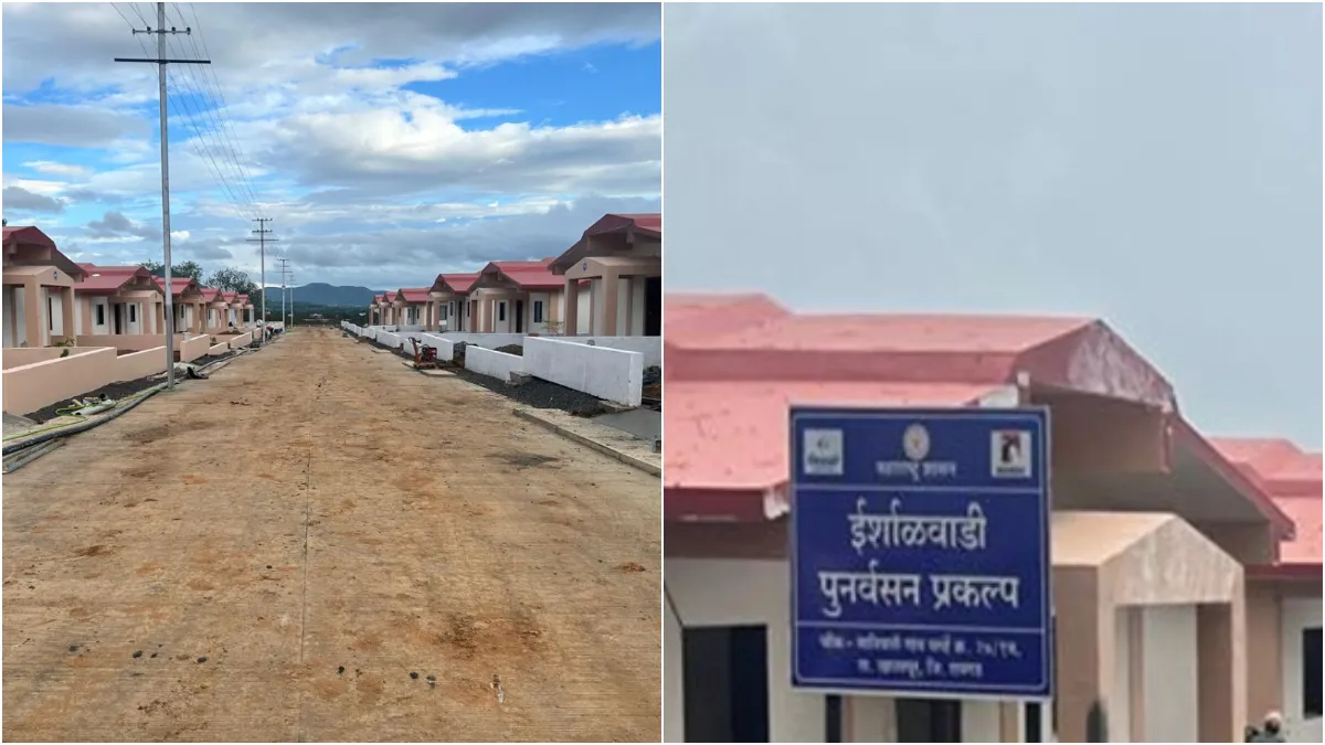 Aajchi Navi Mumbai | इर्शाळवाडी दरडग्रस्तांची प्रतिक्षा महिनाभरात संपणार