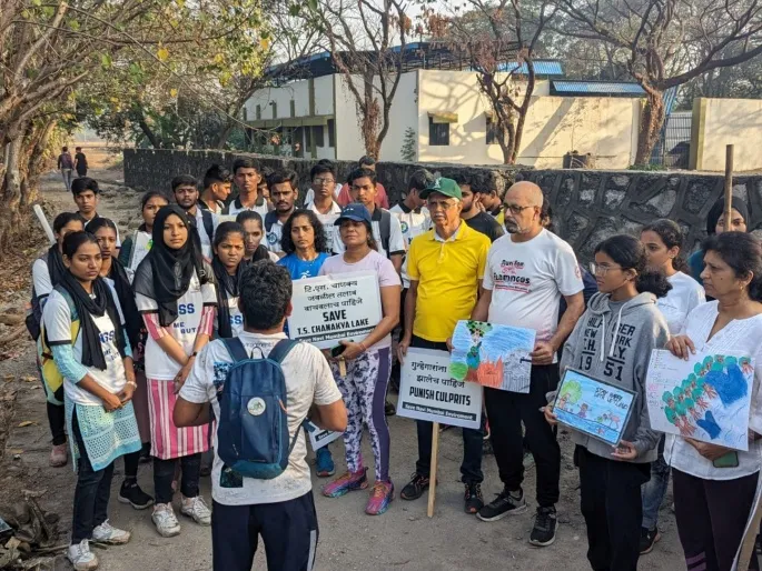 Aajchi Navi Mumbai | पर्यावरणप्रेमींचे दर रविवारी आंदोलन