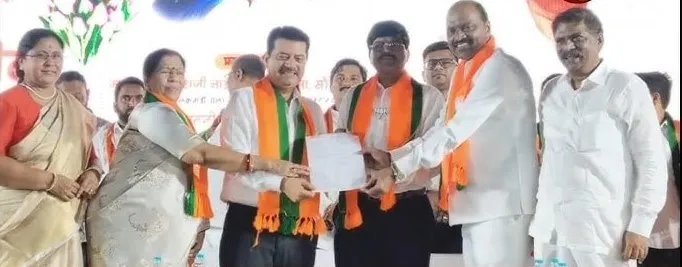 Aajchi Navi Mumbai | नवी मुंबई भाजप जिल्हाध्यक्षपदी डॉ. राजेश पाटील यांची...