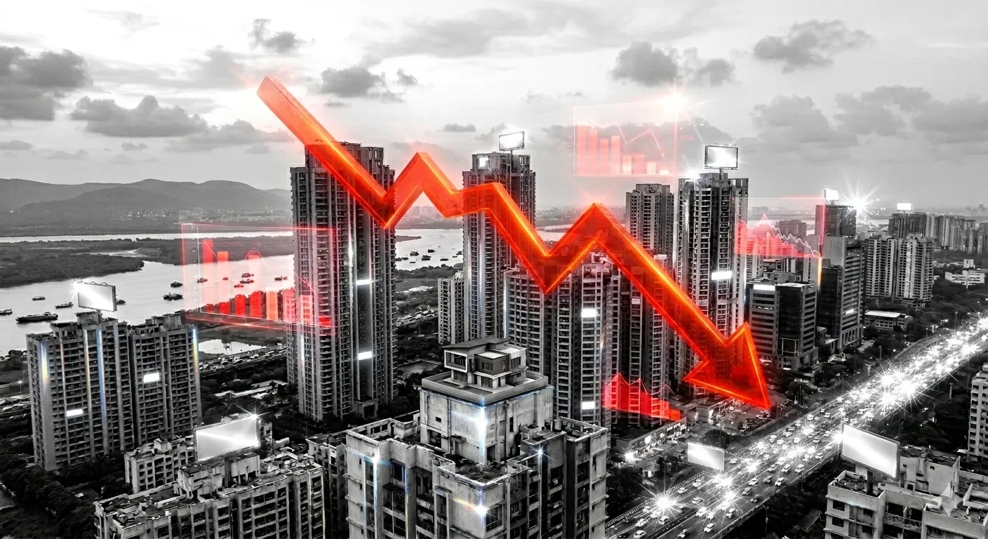 Aajchi Navi Mumbai | नवी मुंबई रिअल इस्टेट दरात 30% घसरण