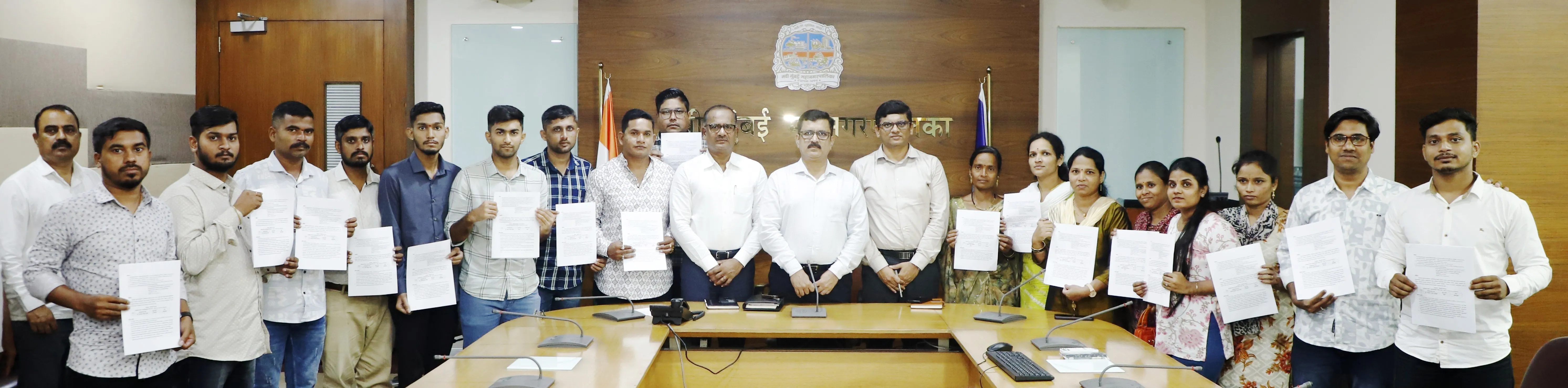 Aajchi Navi Mumbai | अनुकंपा तत्वावर 18 जण झाले शिपाई